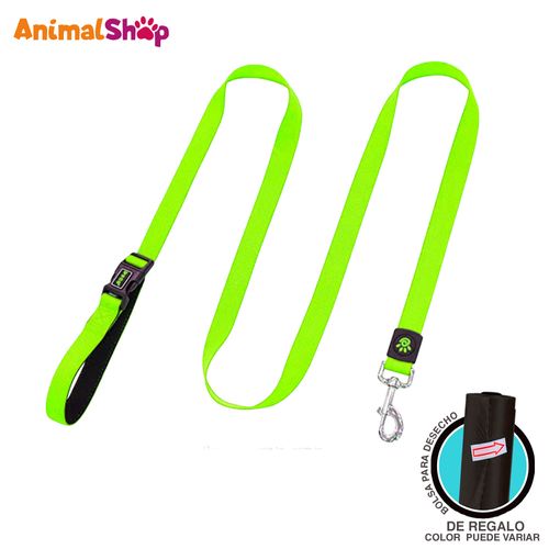 Correa De Perro Doco Hands Free 6Ft Talla M Verde 1.8Cm