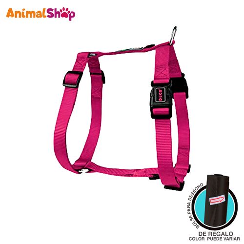 Arnés Para Perro En Forma De H Doco L Rosa 2.5 X 67 - 90Cm
