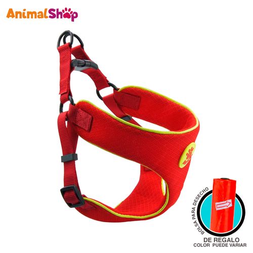 Arnés Para Perro Doco Reflectivo L Rojo 67-86Cm