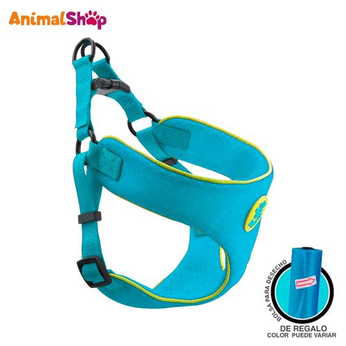 Arnés Para Perro Doco Reflectivo L Turqueza 67-86Cm