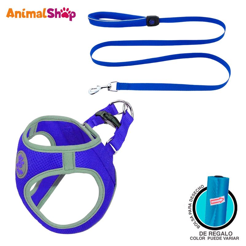 Arnes-De-Perro-Doco-Athletica-L-Azul-Correa-Regalo