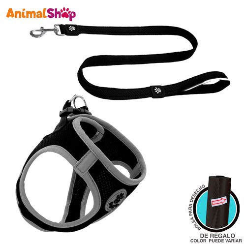 Arnes De Perro Doco Athletica S Negro Correa Regalo