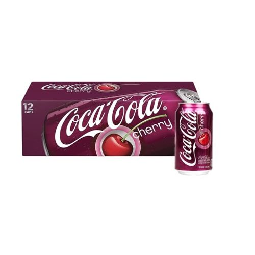 Gaseosa COCA COLA 12 Pack Cherry Lata 355ml