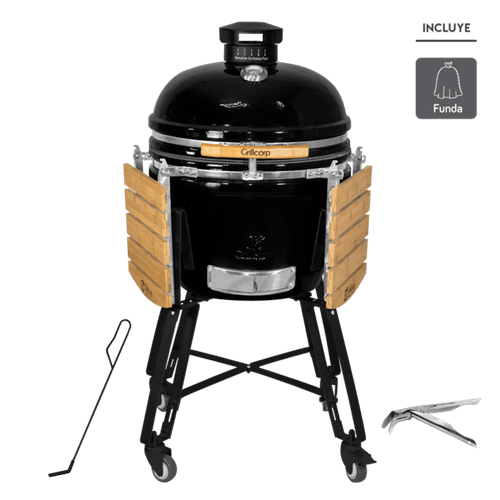 Kamado Classic Pro 22" Negro Brillante