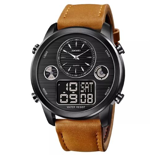 Skmei - Reloj Análogo-Digital 1653BKLTBN para Hombre