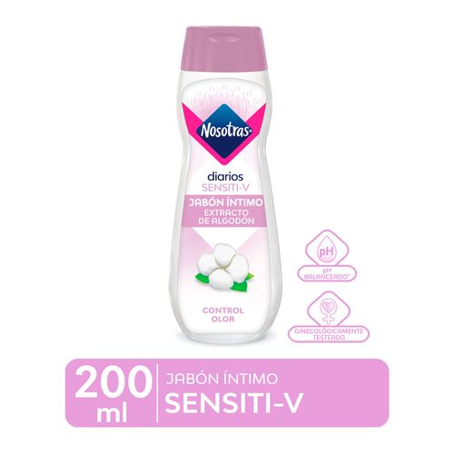 Jabón Íntimo Nosotras Sensitive Frasco 200ml