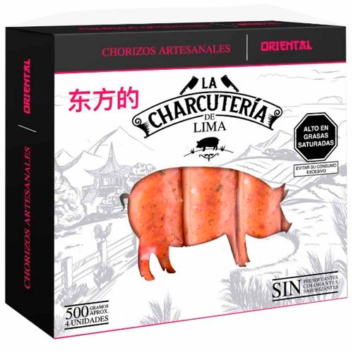 Chorizo Oriental LA CHARCUTERÍA Caja 4un