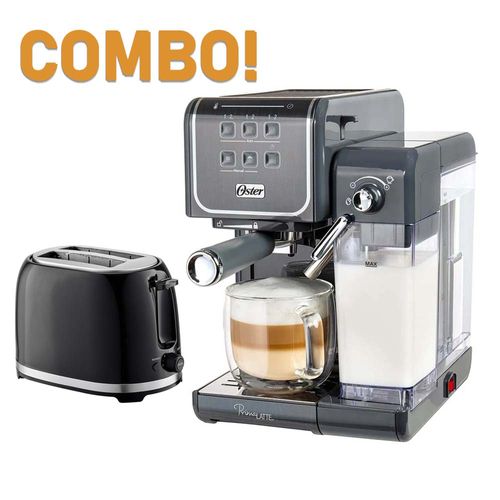 Cafetera Oster PrimaLatte Touch BVSTEM6801M Tostadora Imaco IBT2085N