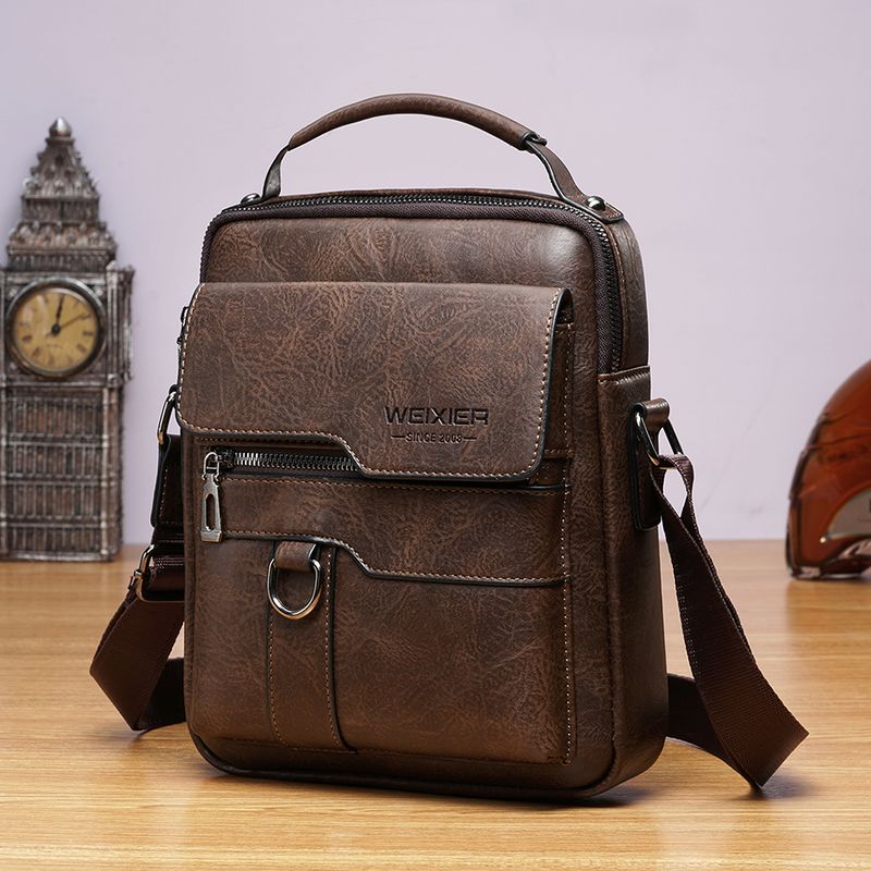 Morral-Hombre-Cuero-Bandolera-Impermeable-Weixier-Color-Cafe