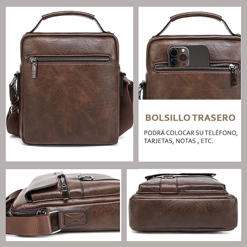 Morral-Hombre-Cuero-Bandolera-Impermeable-Weixier-Color-Cafe