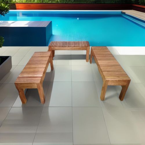 Set de terraza Banca Muebles de jardin en madera Tornillo