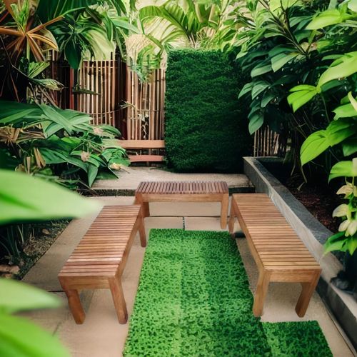 Set de terraza Banca Muebles de jardin en madera Tornillo Silla de terraza