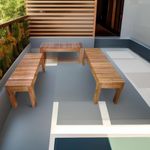 Set-de-terraza-Banca-Muebles-de-jardin-en-madera-Tornillo-Silla-de-terraza