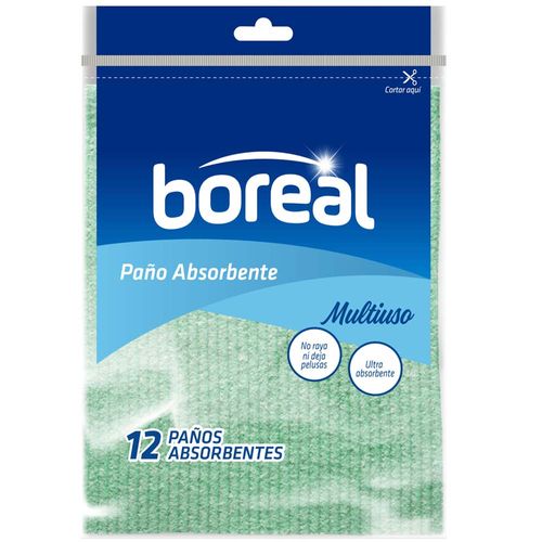 Paño Absorbente BOREAL Paquete 12un