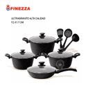 Juego-de-Ollas-11Pzas-Ultra-Granito-FZ-X1713M-Negro