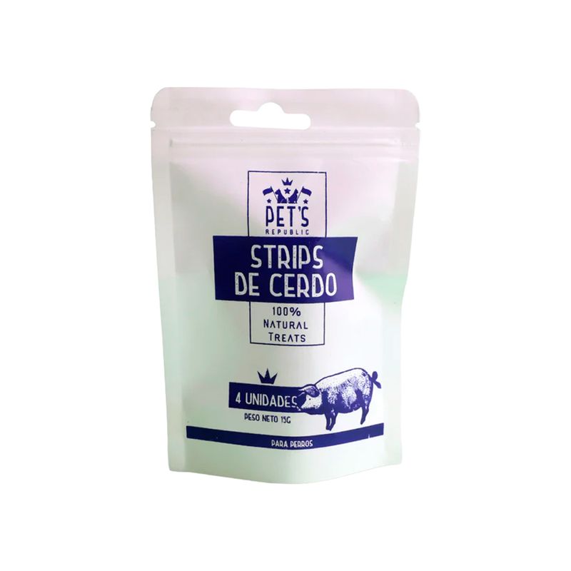 Snack-Para-Mascota-Pets-Republic-Strip-De-Cerdo-4-Unidades