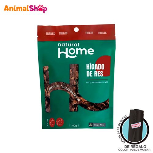 Premio Deshidratado Natural Home Hígado De Res 100 Gr