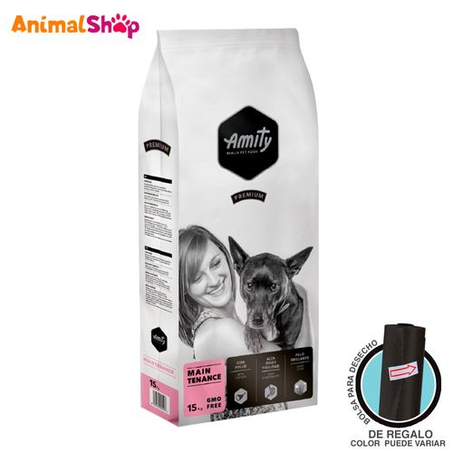 Comida De Perro Adulto Amity Mantenimiento 15 Kg