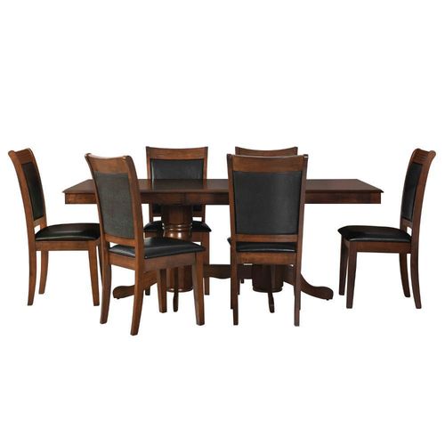 Juego de Comedor Antonieta Extensible 6 Sillas PU