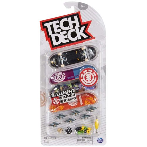 Pack TECH DECK Patineta para Dedos Paquete 4un