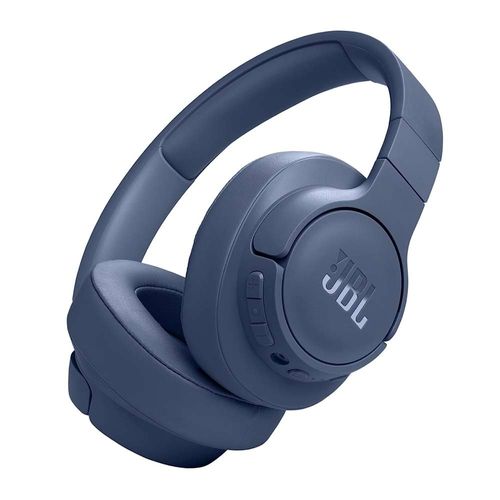 Audífonos con cancelación de ruido JBL T770 Pure Bass micrófono incorporado, máx. 70 horas, control de música y llamadas, azul