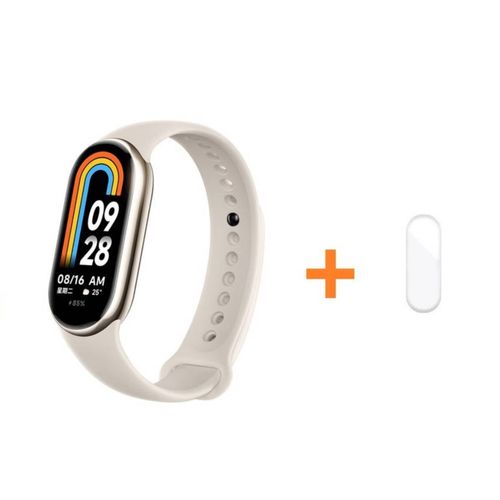 Pulsera Inteligente Xiaomi Smart Band 8 - DORADO + MICA DE HIDROGEL