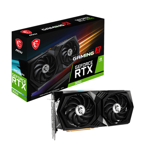 TARJETA DE VIDEO MSI GEFORCE NVIDIA RTX 3050 GAMING X 8GB GDDR6 PCI Express Gen 4.0 x8 128 bits