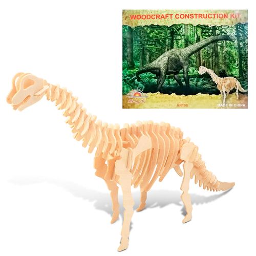 Rompecabeza de Madera 3D Brachiosaurus