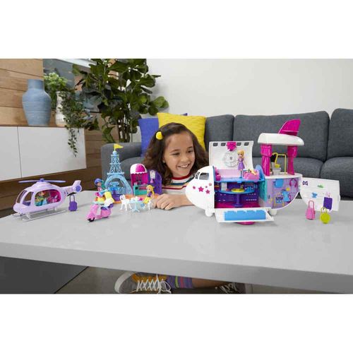 Muñeca Polly Pocket Super Helicóptero