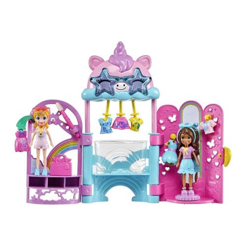 Muñeca Polly Pocket Set De Boutique De Moda