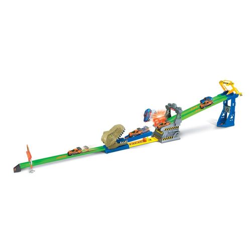 Set De Juego Express Wheels Dino Racing Track