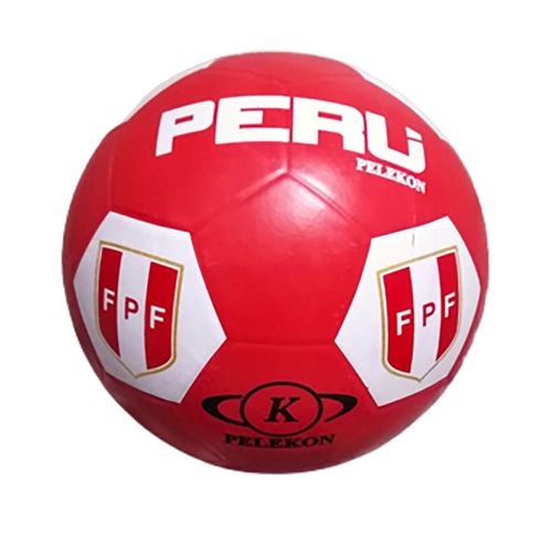 Pelota Balon de Futbol de Peru BlanquiRojo N° 5