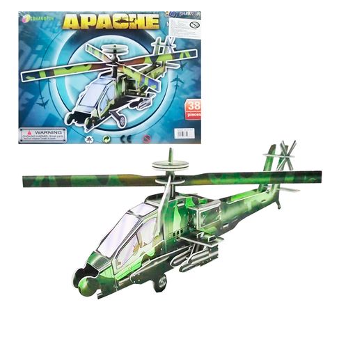 Rompecabeza 3D Helicóptero Militar