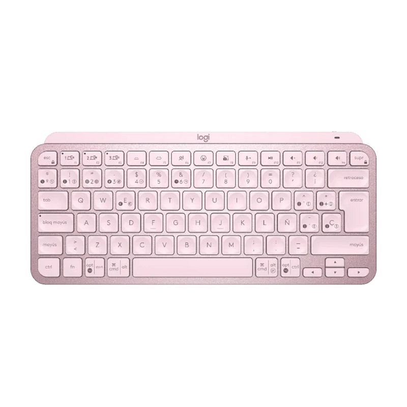 Teclado-Logitech-MX-Keys-Mini-Multi-Device-Wireless-Rose