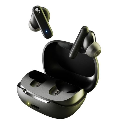 Audífonos bluetooth True Wireless Skullcandy Smokin' Buds resistente al agua IPX4, duración máx. de 8 horas, control de música y llamadas, negro