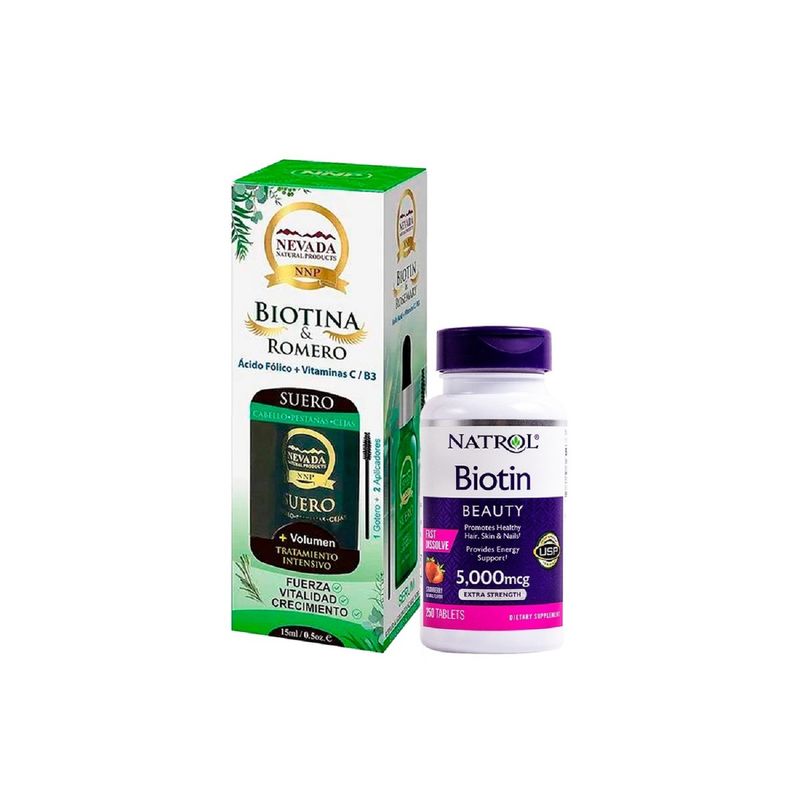 1-Biotina---Romero-15-ML---1-Biotin-Natrol-5000-MCG