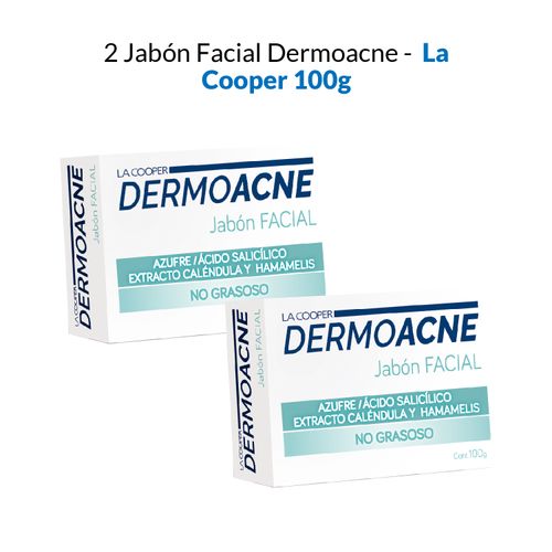 2 Jabón Facial Dermoacne - La Cooper 100g