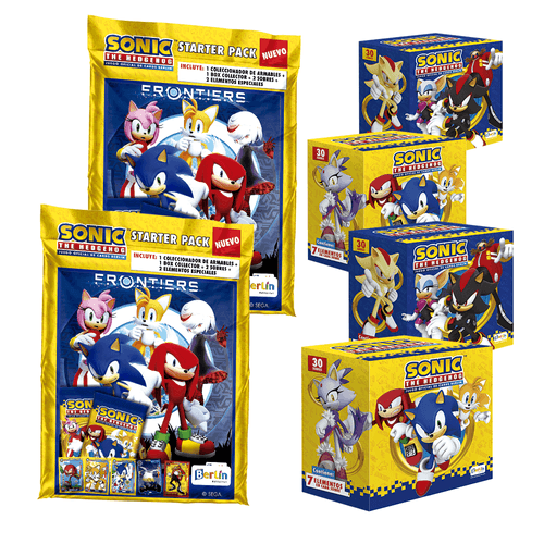 Cards Sonic Editorial Berlin 2 Starter Pack + 4 cajitas (120 sobres)