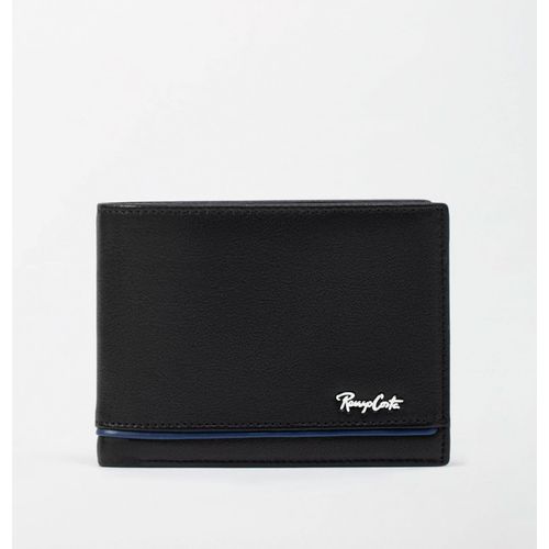 BILLETERA CASUAL CON DETALLE DE LINEA EN CONTRASTE