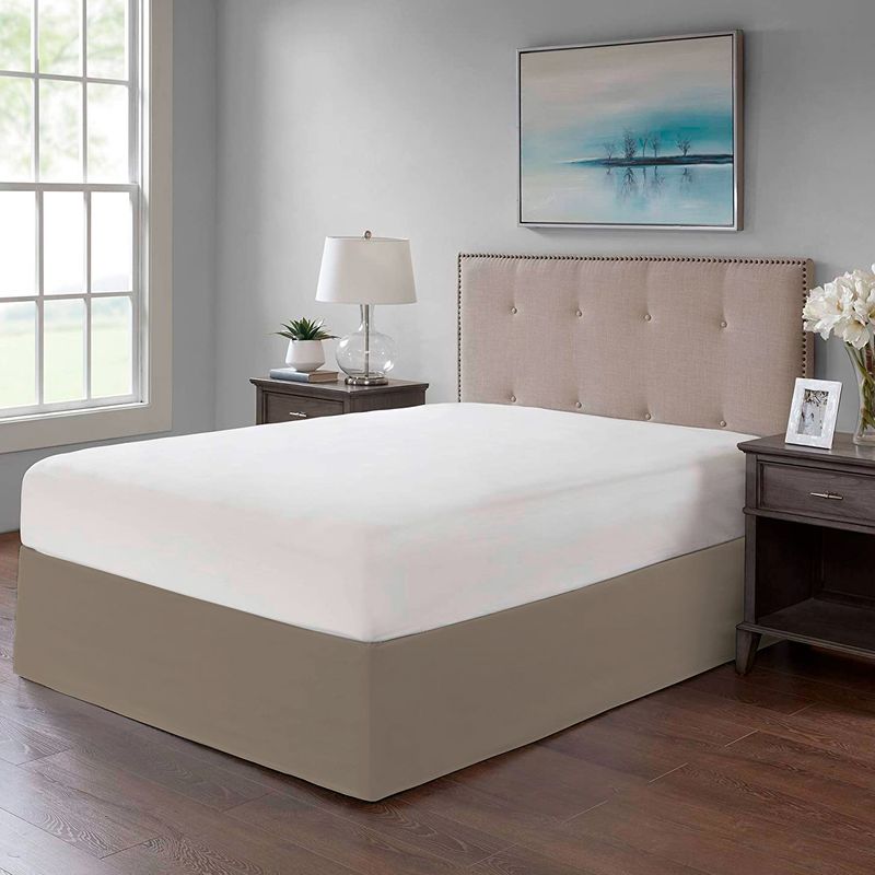 Faldon-de-Tarima-Queen-152cm-X-203cm-Drill-Laterales-Liso-Beige-Oscuro-25cm