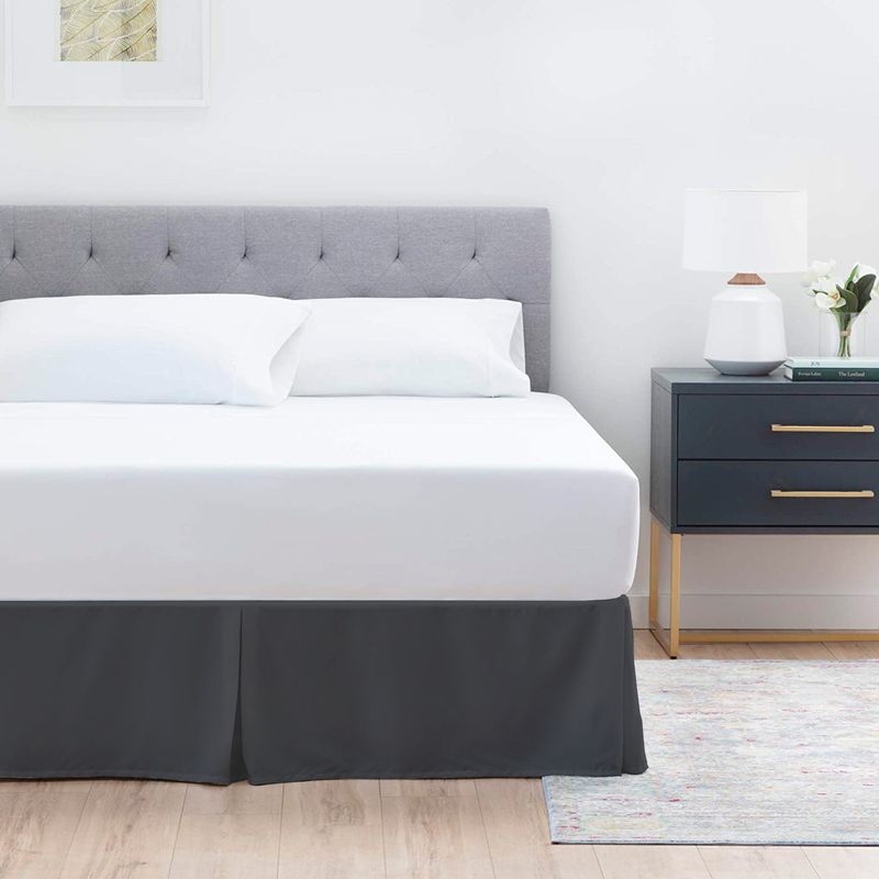 Faldon-de-Tarima-Queen-160cm-X-200cm-Drill-con-Pinzas-Gris-Oscuro-25cm