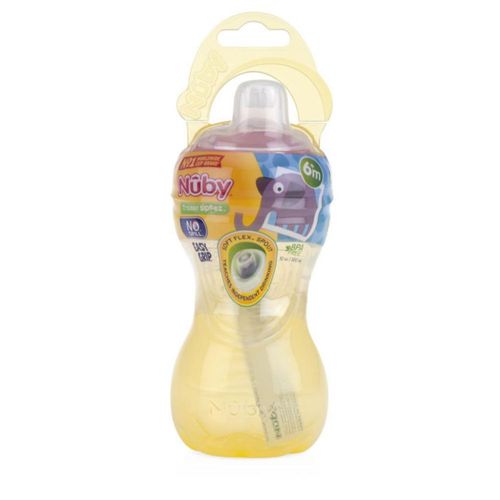 Vaso para Bebé Nuby Trainer Sipeez 10Oz/300Ml Amarillo