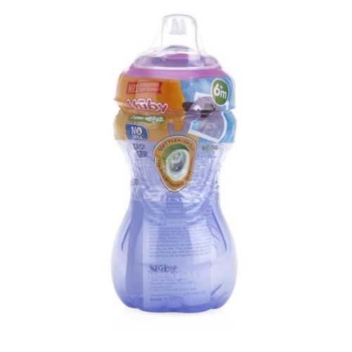 Vaso para Bebé Nuby Trainer Sipeez 10Oz/300Ml Lila