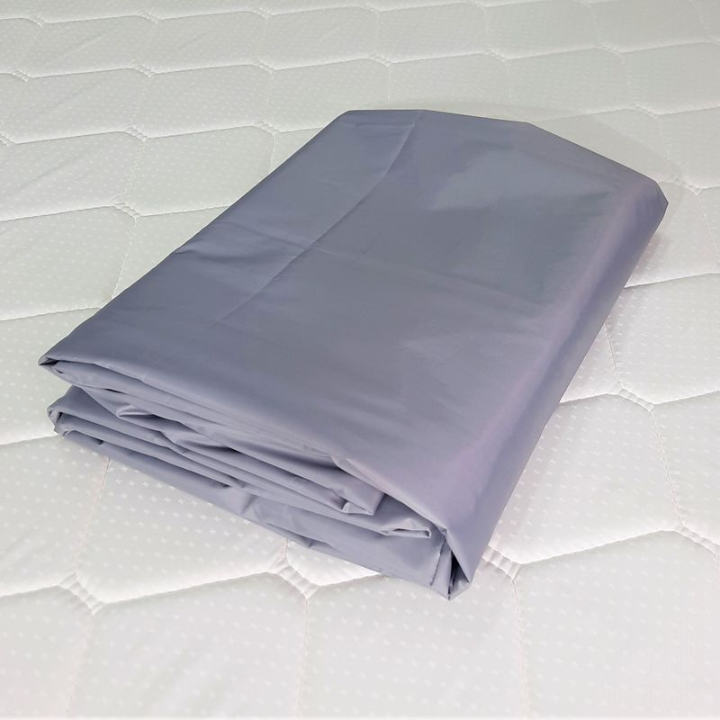 Forro-de-Colchon-2-Plazas-100--Impermeable-con-Cierre-Gris-Claro-30Cm