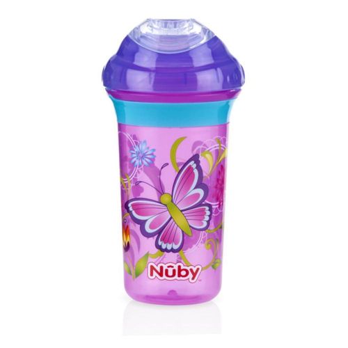 Vaso para Bebé Nuby Click It 9 Onzas/27Oml 0% Bpa Morado