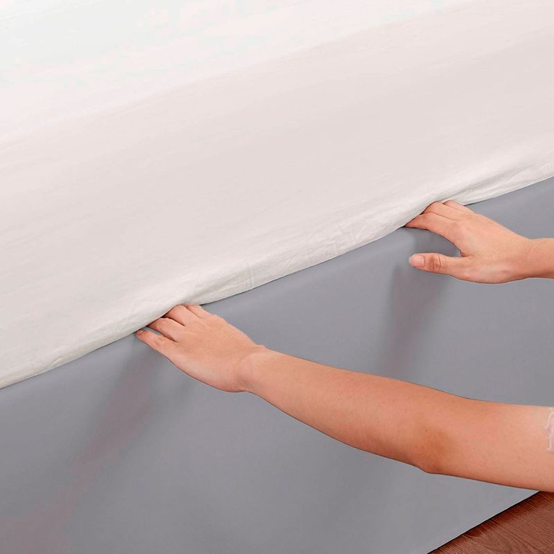 Faldon-de-Tarima-Queen-160cm-X-200cm-Drill-Laterales-Liso-Gris-claro-30cm