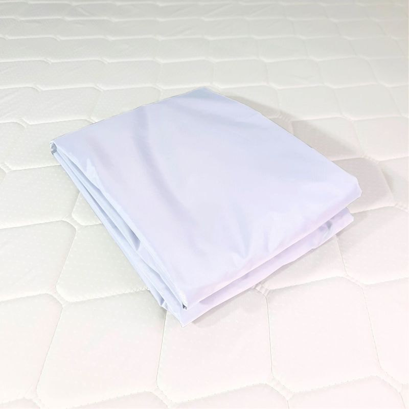 Protector-de-Colchon-2-Plazas-100--Impermeable-Ajustable-Blanco