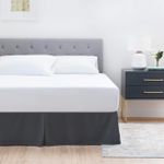 Faldon-de-Tarima-Queen-160cm-X-200cm-Drill-con-Pinzas-Gris-Oscuro-30cm