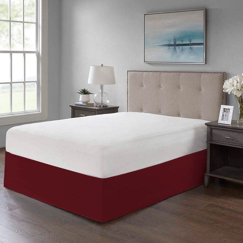 Faldon-de-Tarima-Queen-152cm-X-203cm-Drill-Laterales-Liso-Rojo-Vino-25cm