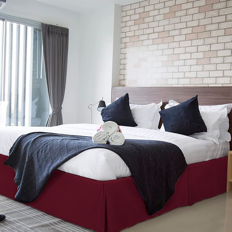 Faldon-de-Tarima-Queen-160cm-X-200cm-Drill-con-Pinzas-Rojo-Vino-25cm